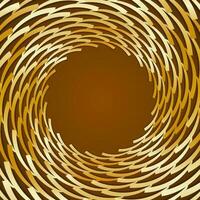 abstract golden swirl square background vector