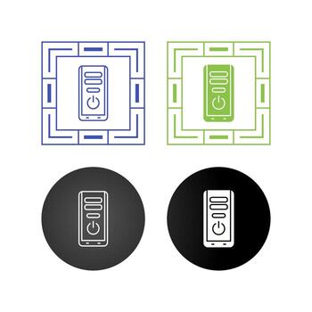 Computer Tower Vector Icon