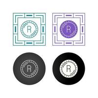 Rand Currency Vector Icon