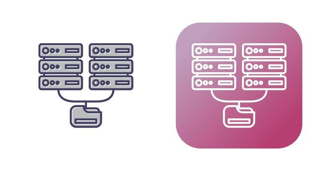 icono de vector de base de datos