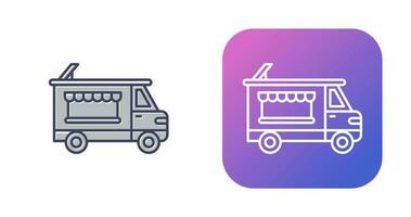 Bakery Truck Vector Icon