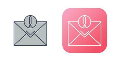 Urgent Mail Vector Icon