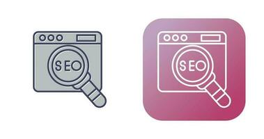 icono de vector de seo