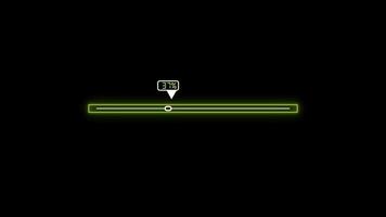 animation de la barre de chargement video