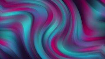 abstrakt slät Vinka bakgrund. Flerfärgad mjuk slät trendig vågig animerad 4k video