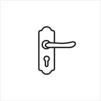 door handle icon vector illustration symbol