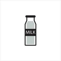 milk bottle icon vector illustration symbol