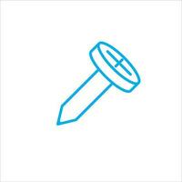 nail icon vector illustration symbol