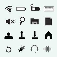vector symbol collection template for social media needs