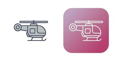 icono de vector de helicóptero