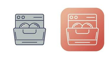 Dishwasher Vector Icon