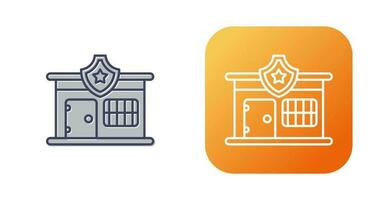 Police Station Vector Icon