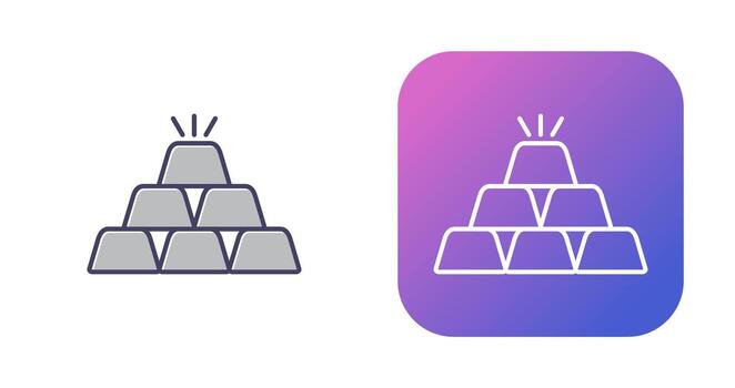 icono de vector de oro