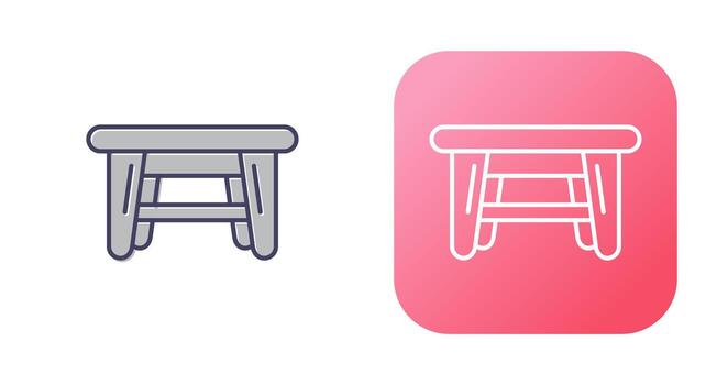 icono de vector de mesa