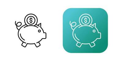 Piggy Bank Vector Icon