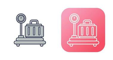 Luggage Scale Vector Icon