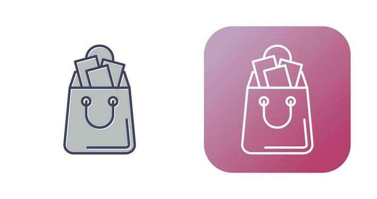 Shopping Bag Vector Icon