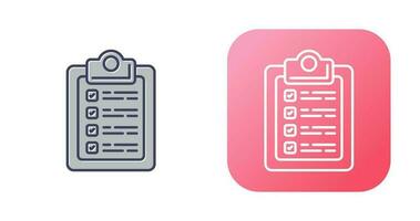 Checklist Vector Icon