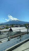 en voyageant dans tokyo avec monter Fuji vue video