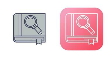 Search Book Vector Icon