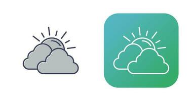 icono de vector de nube