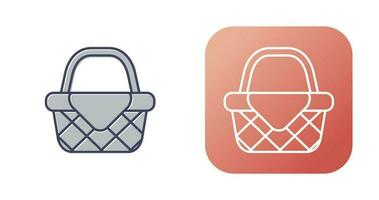 Picnic Basket Vector Icon