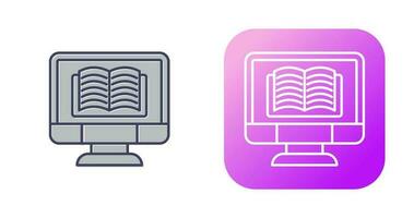 Online Learning Vector Icon