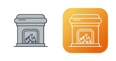 Fireplace Vector Icon