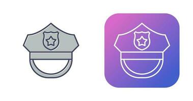 Police Hat Vector Icon