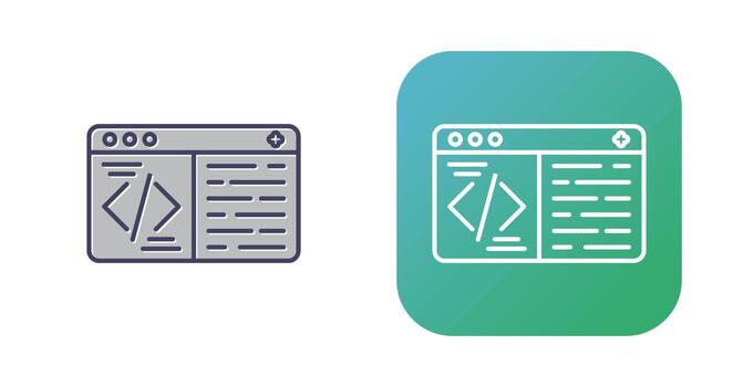 Coding Vector Icon