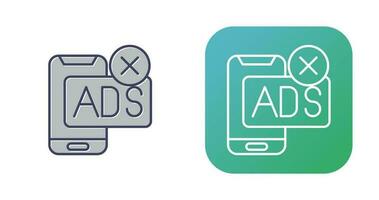 AD Block Vector Icon