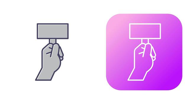 icono de vector de protesta