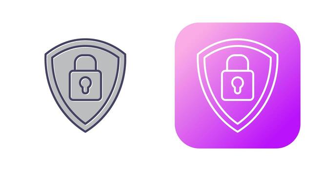 icono de vector de seguridad