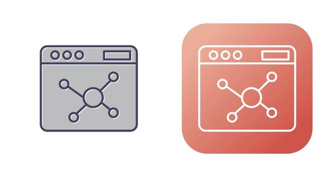 icono de vector de algoritmo