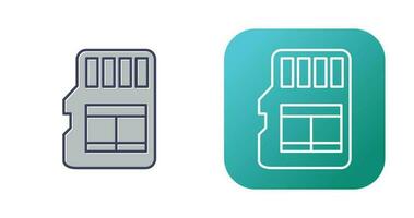 Memory Card Vector Icon