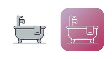 icono de vector de baño