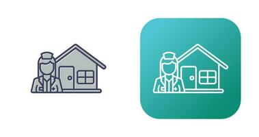 Nursing Home Vector Icon