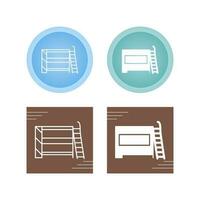 Bunk bed Vector Icon