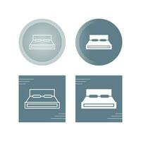 Double Bed Vector Icon