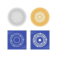 Atomic Structure Vector Icon