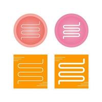 Underfloor Heating Vector Icon