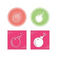 Exploding Cannon Ball Vector Icon