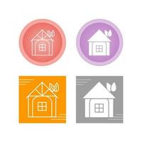 Eco friendly House Vector Icon