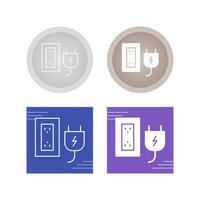 Plug and Socket Vector Icon