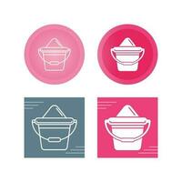 Sand Bucket Vector Icon