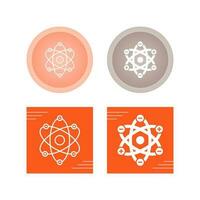 Atom Structure Vector Icon