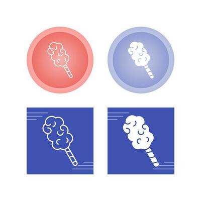 Cotton Candy Vector Icon