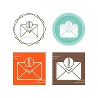 Urgent Mail Vector Icon