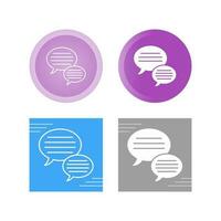 Speech Bubble Vector Icon