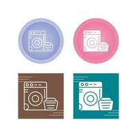 Washing Machine Vector Icon